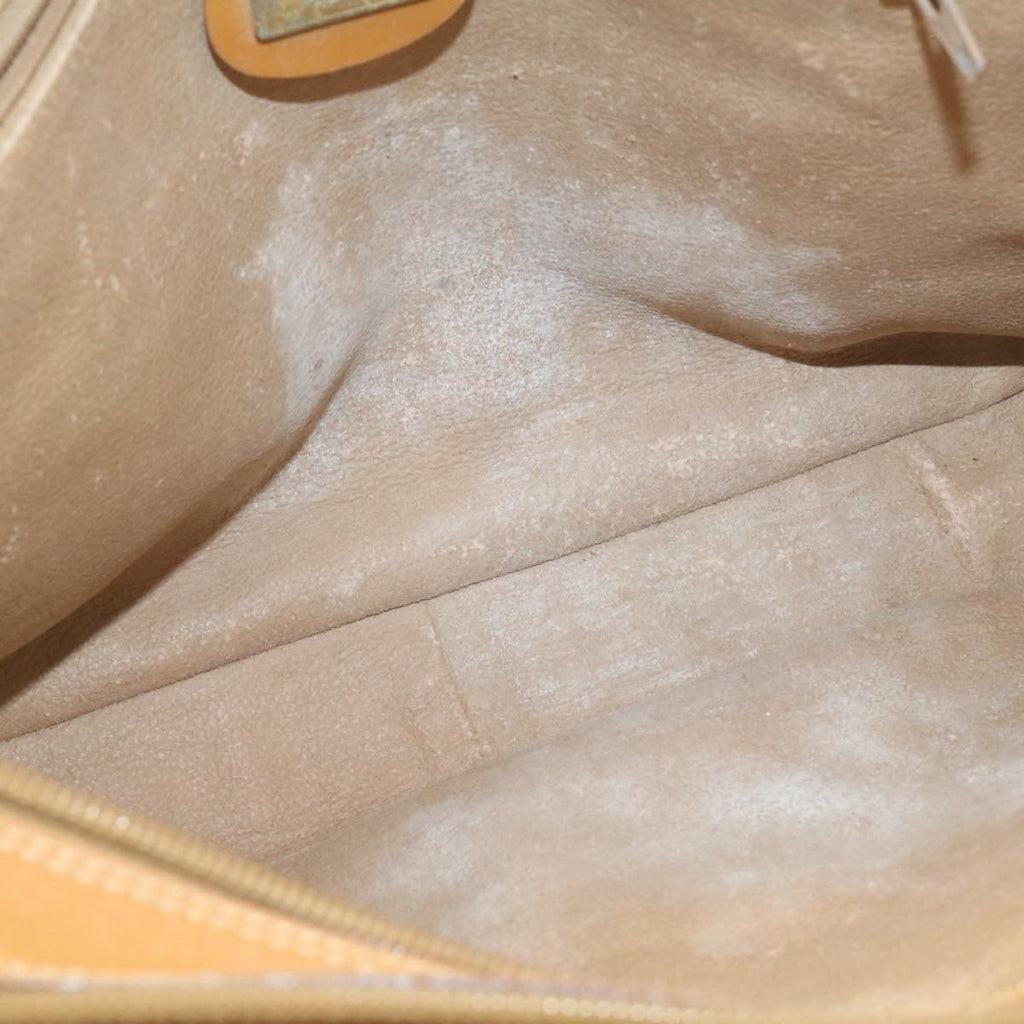 GUCCI Micro GG Canvas Cross body Shoulder Bag PVC Leather Beige  am1195g