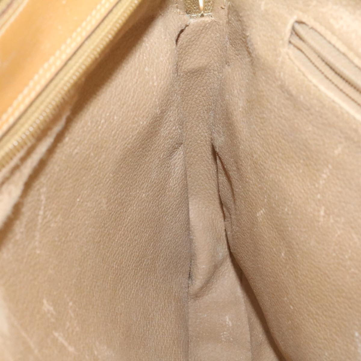 GUCCI Micro GG Canvas Cross body Shoulder Bag PVC Leather Beige  am1195g