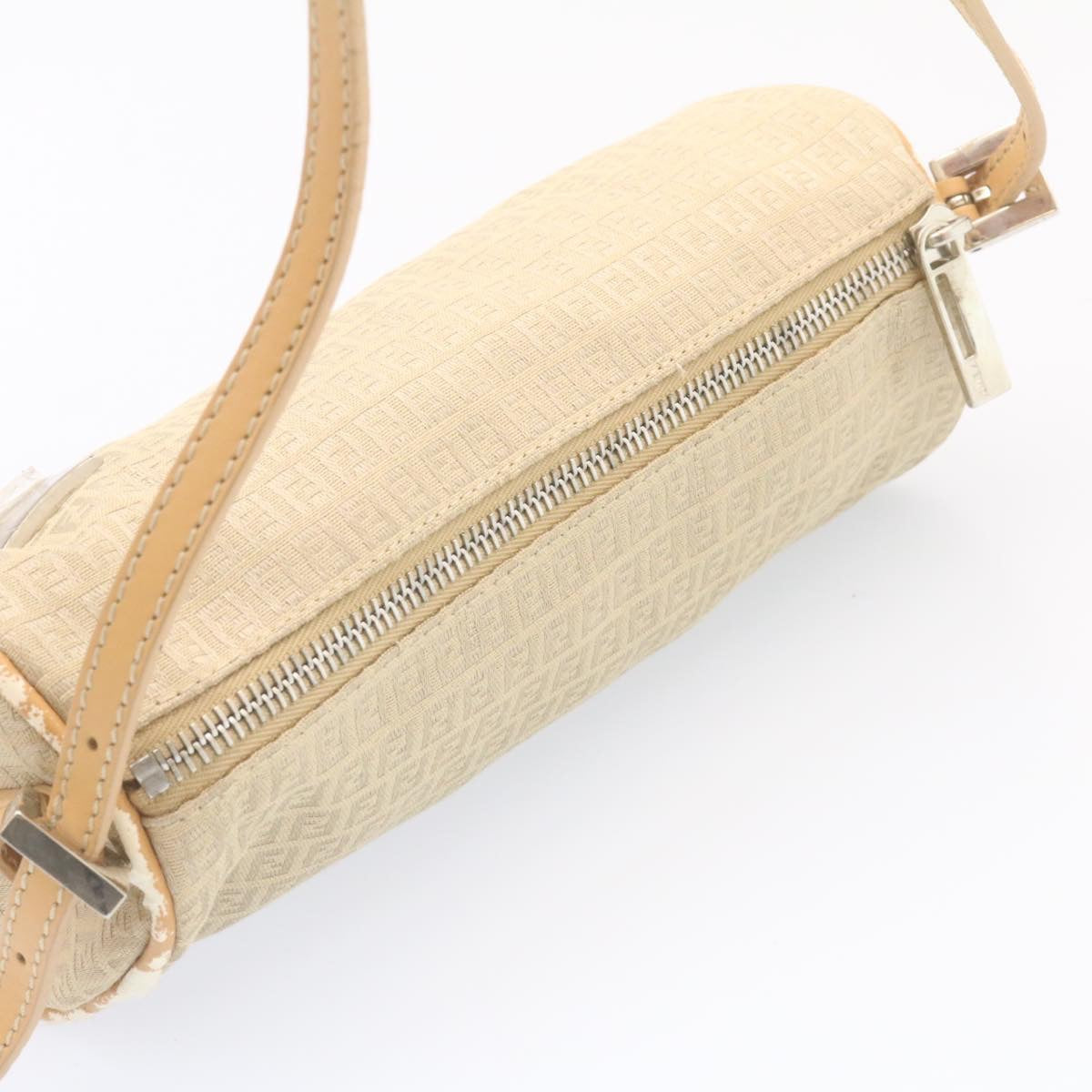 FENDI Micro Zucca Canvas Accessory Pouch Beige  am1285g
