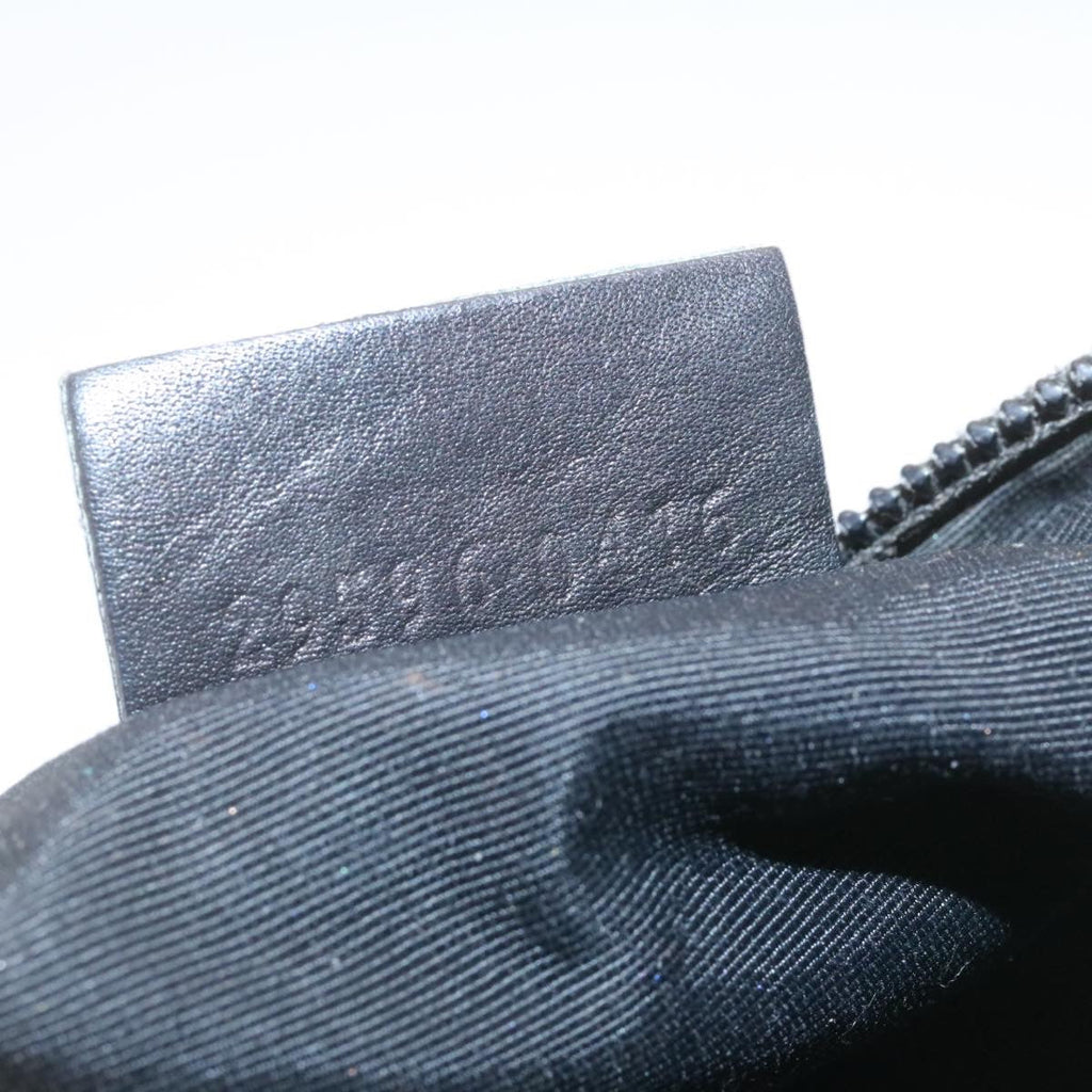 GUCCI GG Canvas Cosmetic Pouch Black  am1504g
