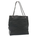 GUCCI GG Canvas Shoulder Bag Canvas Black  am1813g