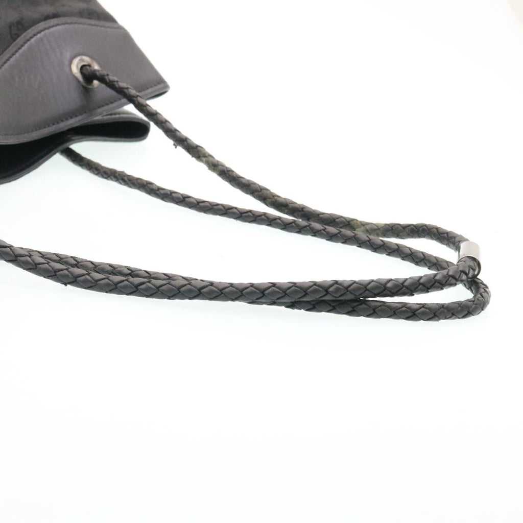 GUCCI GG Canvas Shoulder Bag Canvas Black  am1813g
