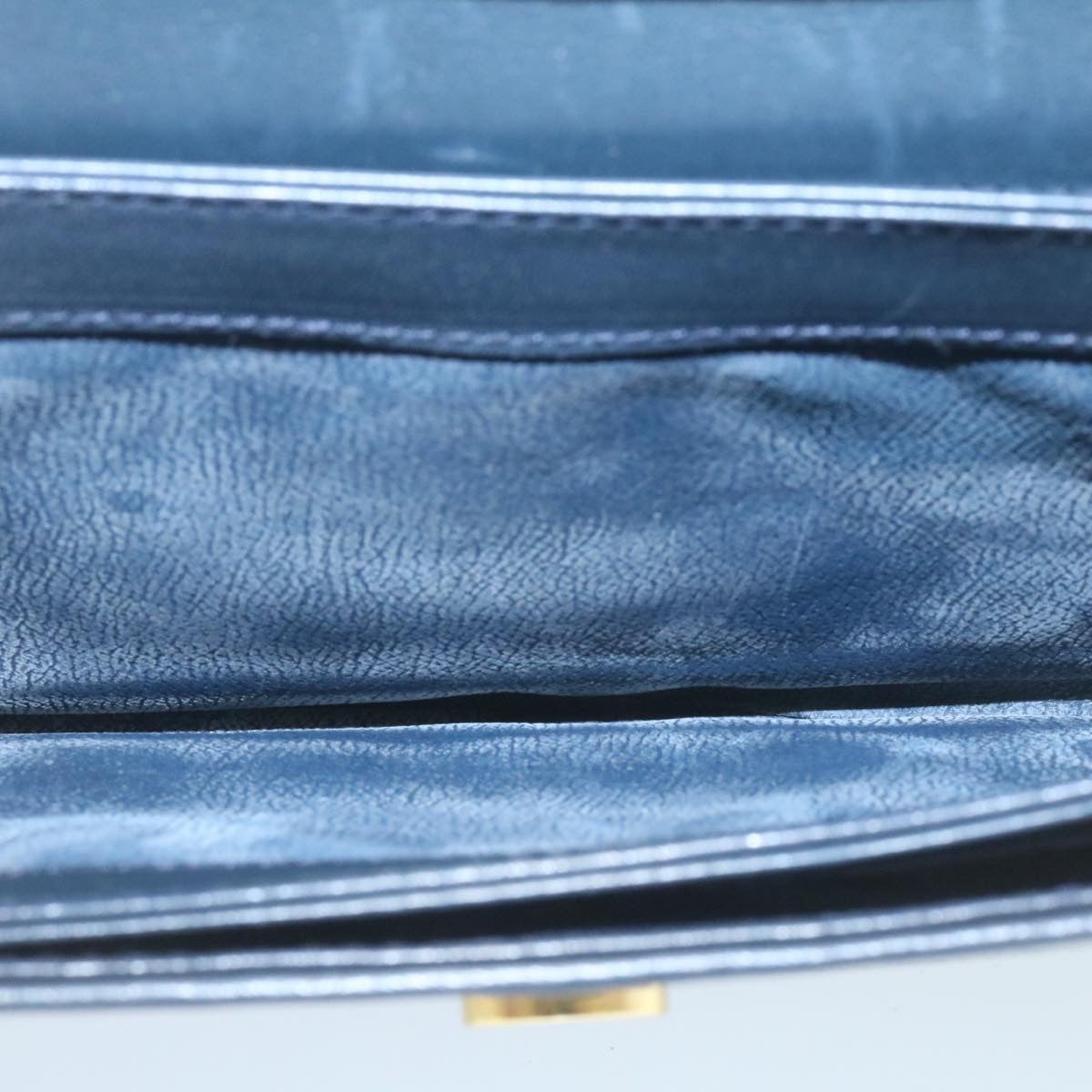 GUCCI Micro GG Canvas Shoulder Bag Navy  am1865g