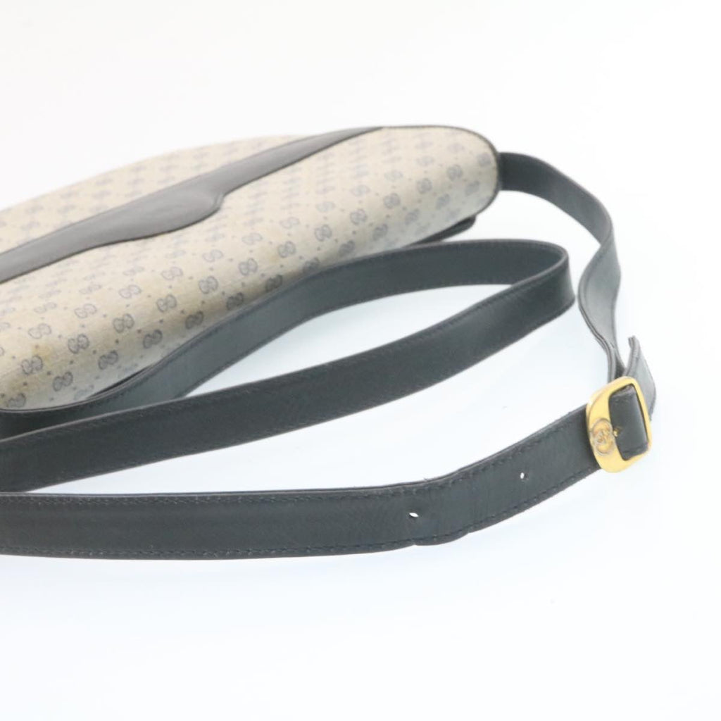 GUCCI Micro GG Canvas Shoulder Bag Navy  am1865g