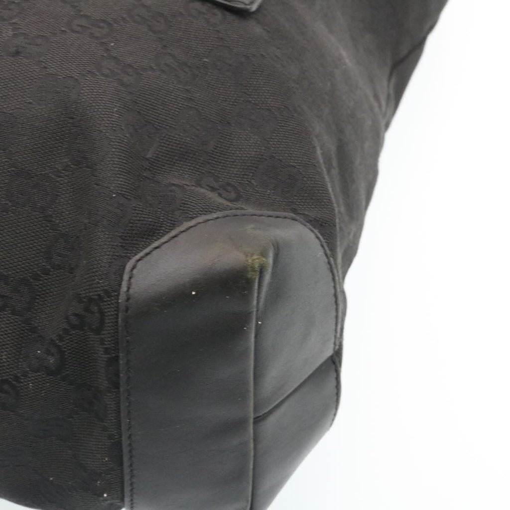 GUCCI GG Canvas Tote Bag Black  am2078g