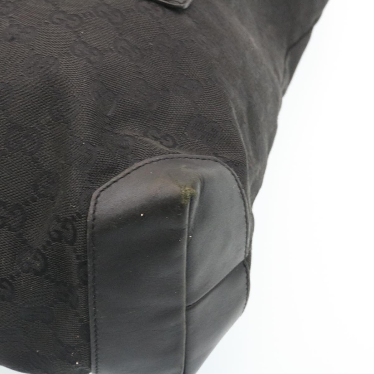 GUCCI GG Canvas Tote Bag Black  am2078g