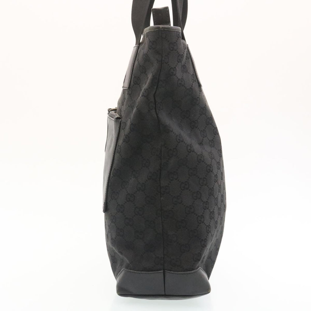 GUCCI GG Canvas Tote Bag Black  am2078g