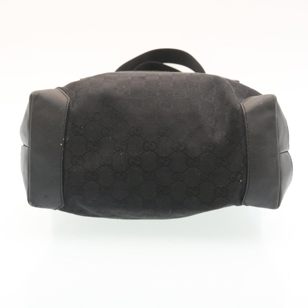 GUCCI GG Canvas Tote Bag Black  am2078g