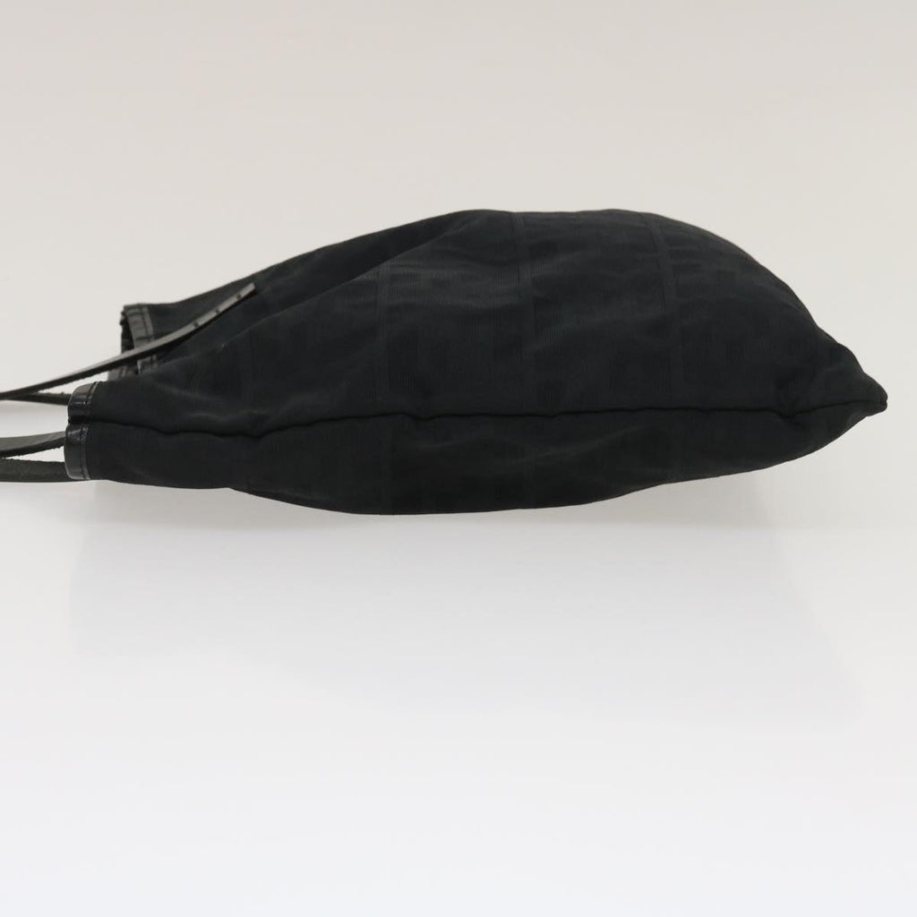 FENDI Zucca Canvas Hand Bag Black  am2474g