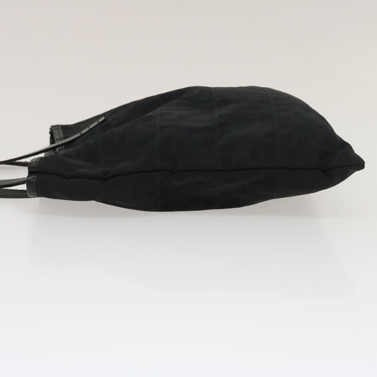 FENDI Zucca Canvas Hand Bag Black  am2474g