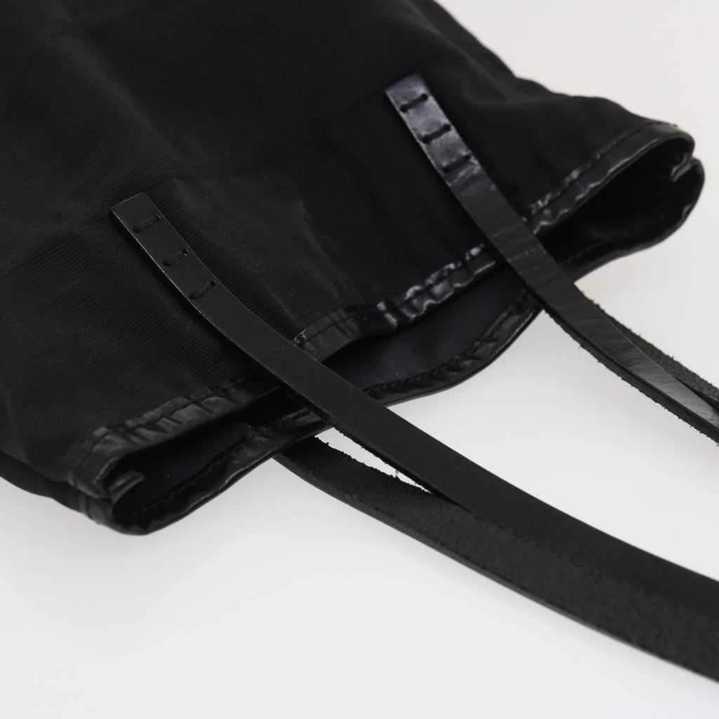 FENDI Zucca Canvas Hand Bag Black  am2474g