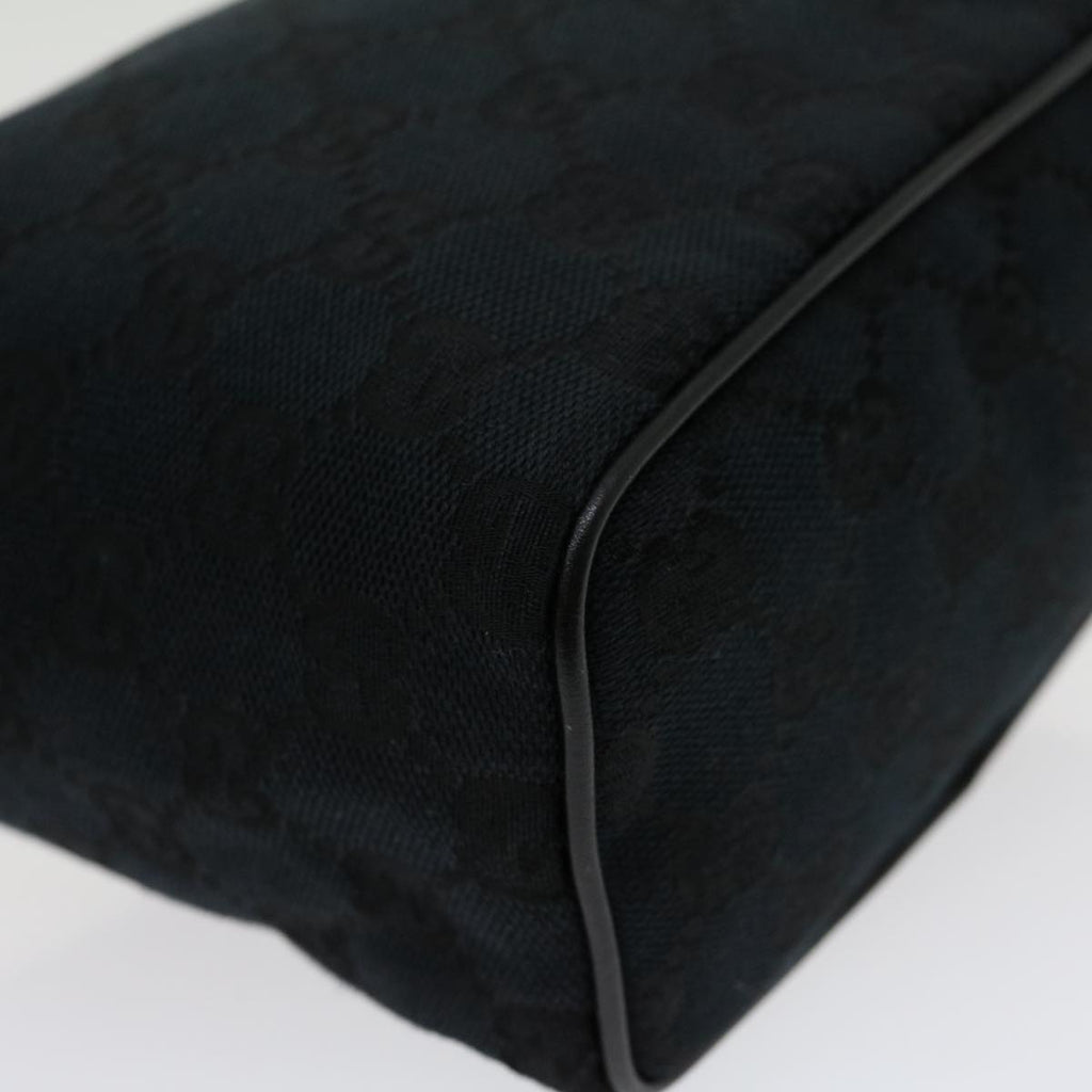 GUCCI GG Canvas Hand Bag Black  am2610g