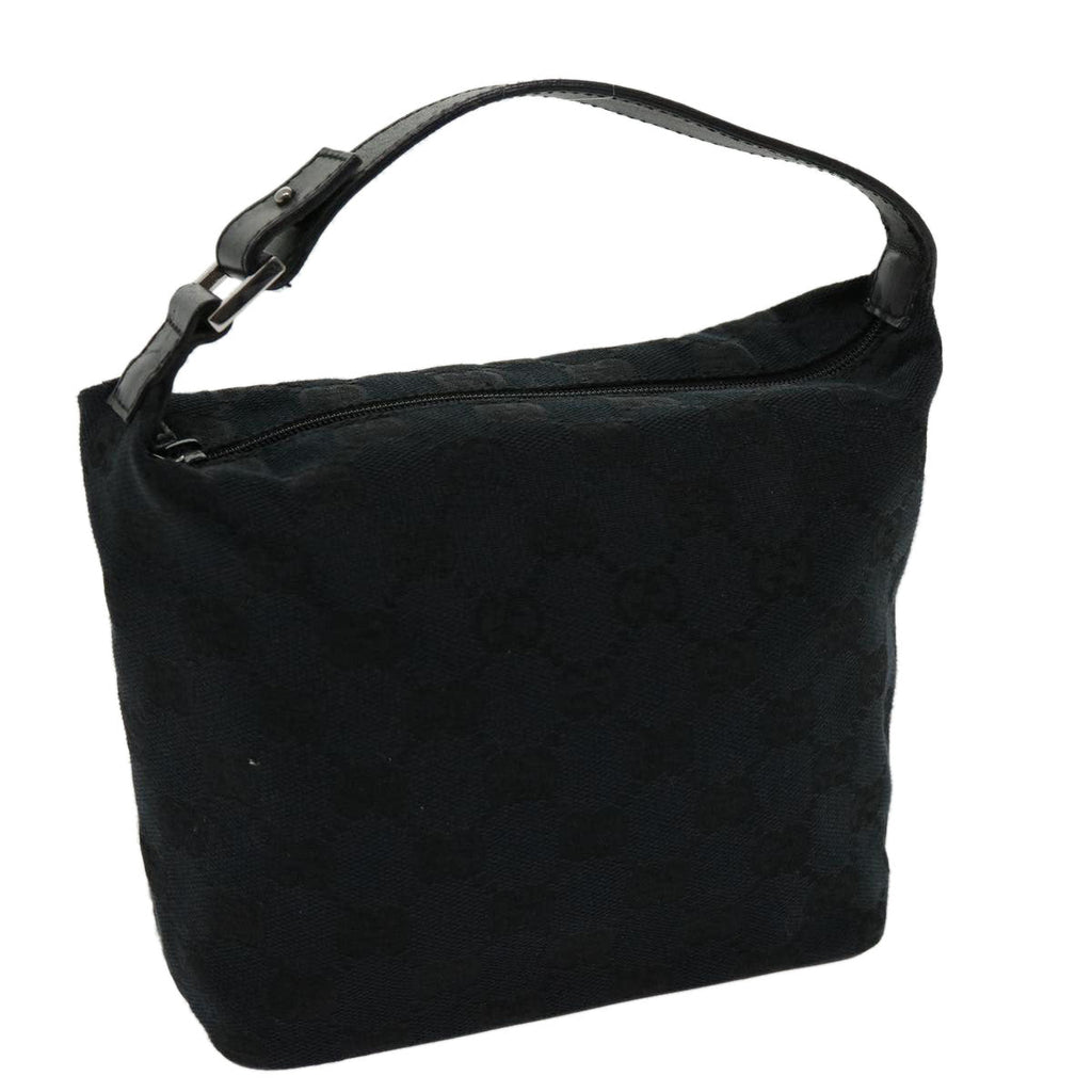 GUCCI GG Canvas Hand Bag Black  am2610g