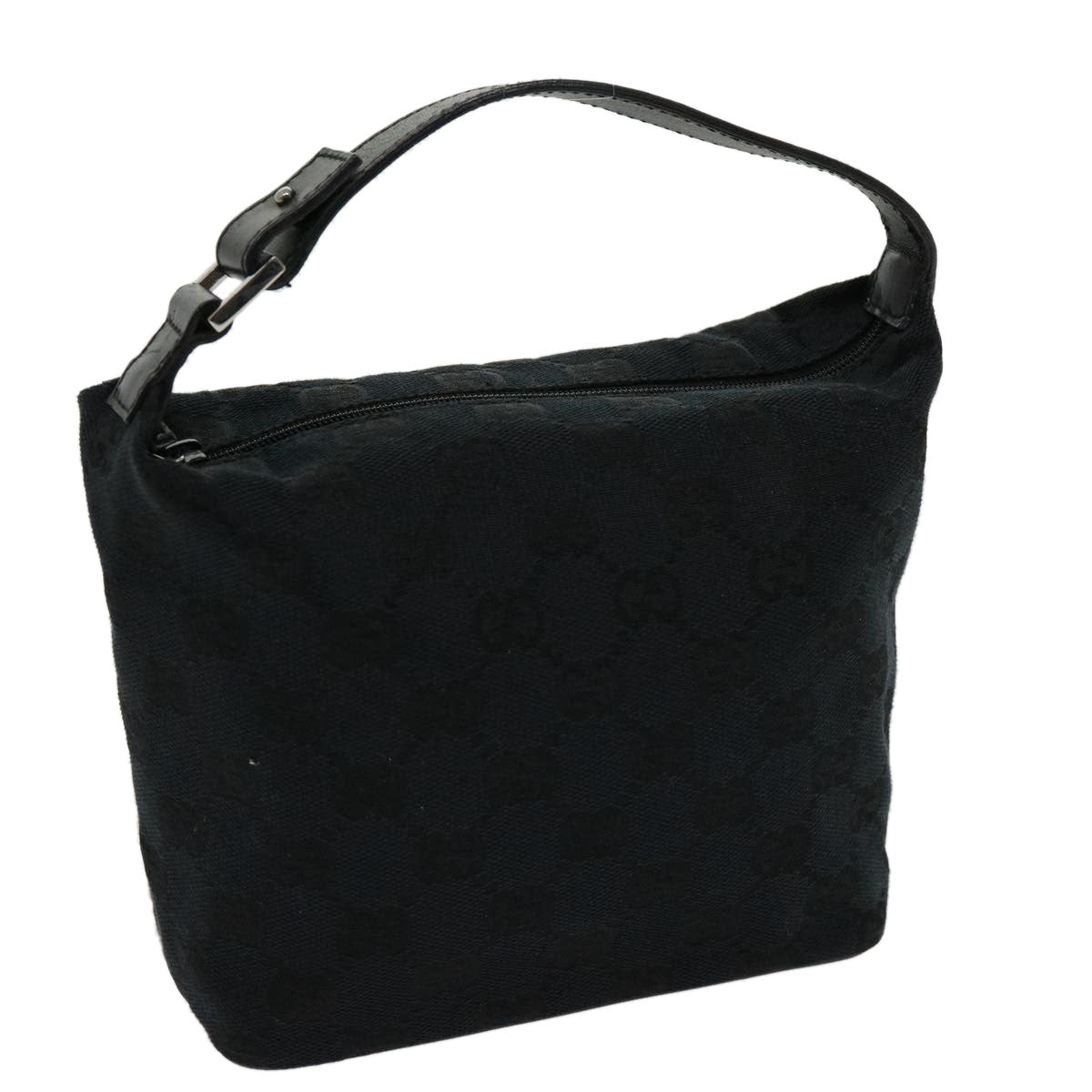 GUCCI GG Canvas Hand Bag Black  am2610g