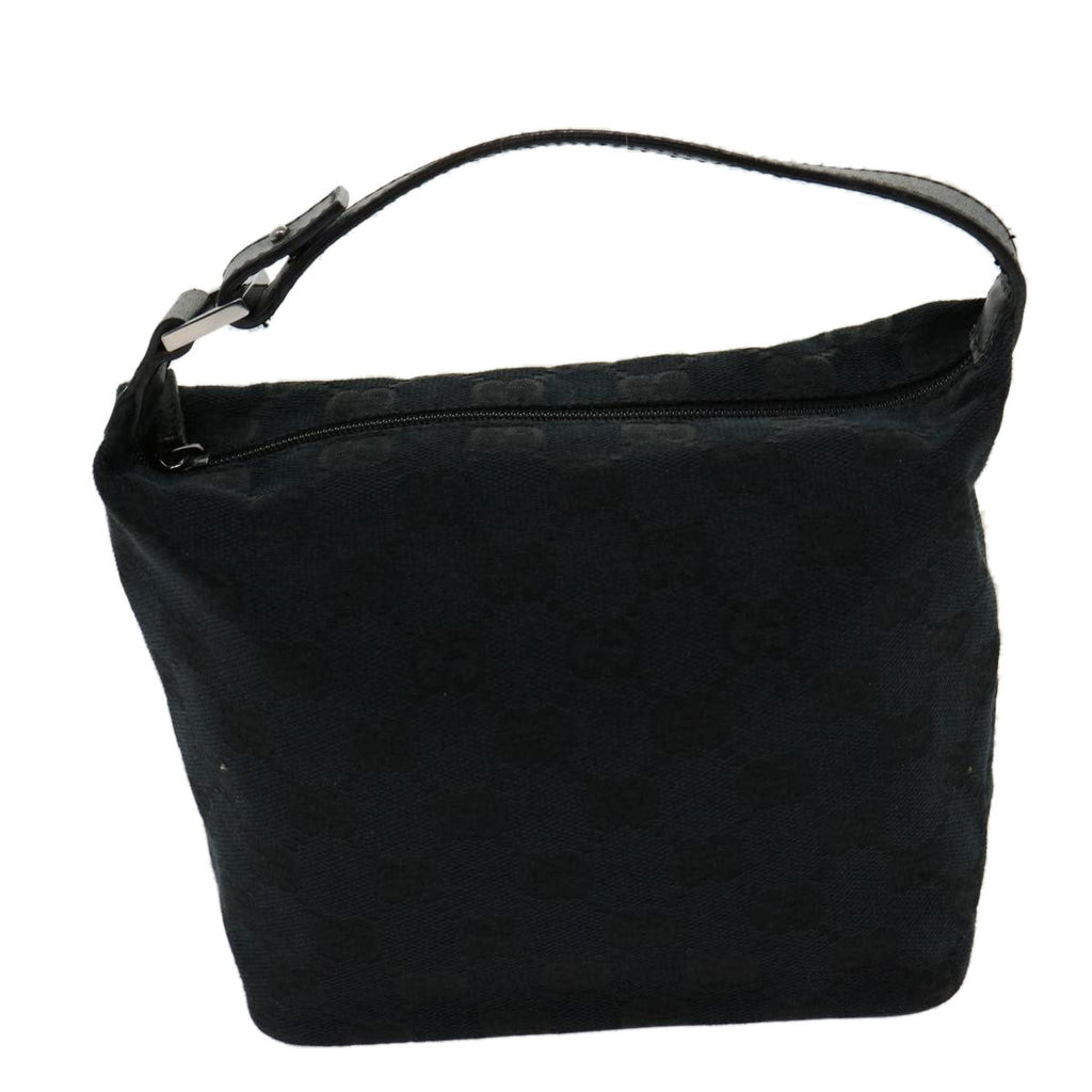 GUCCI GG Canvas Hand Bag Black  am2610g