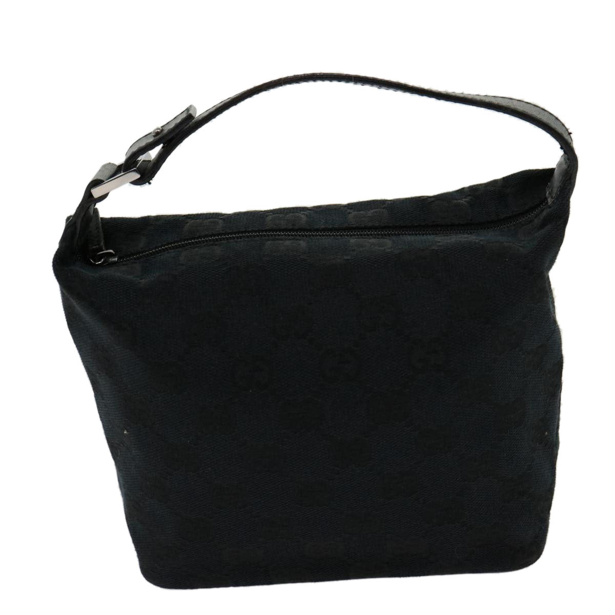 GUCCI GG Canvas Hand Bag Black  am2610g