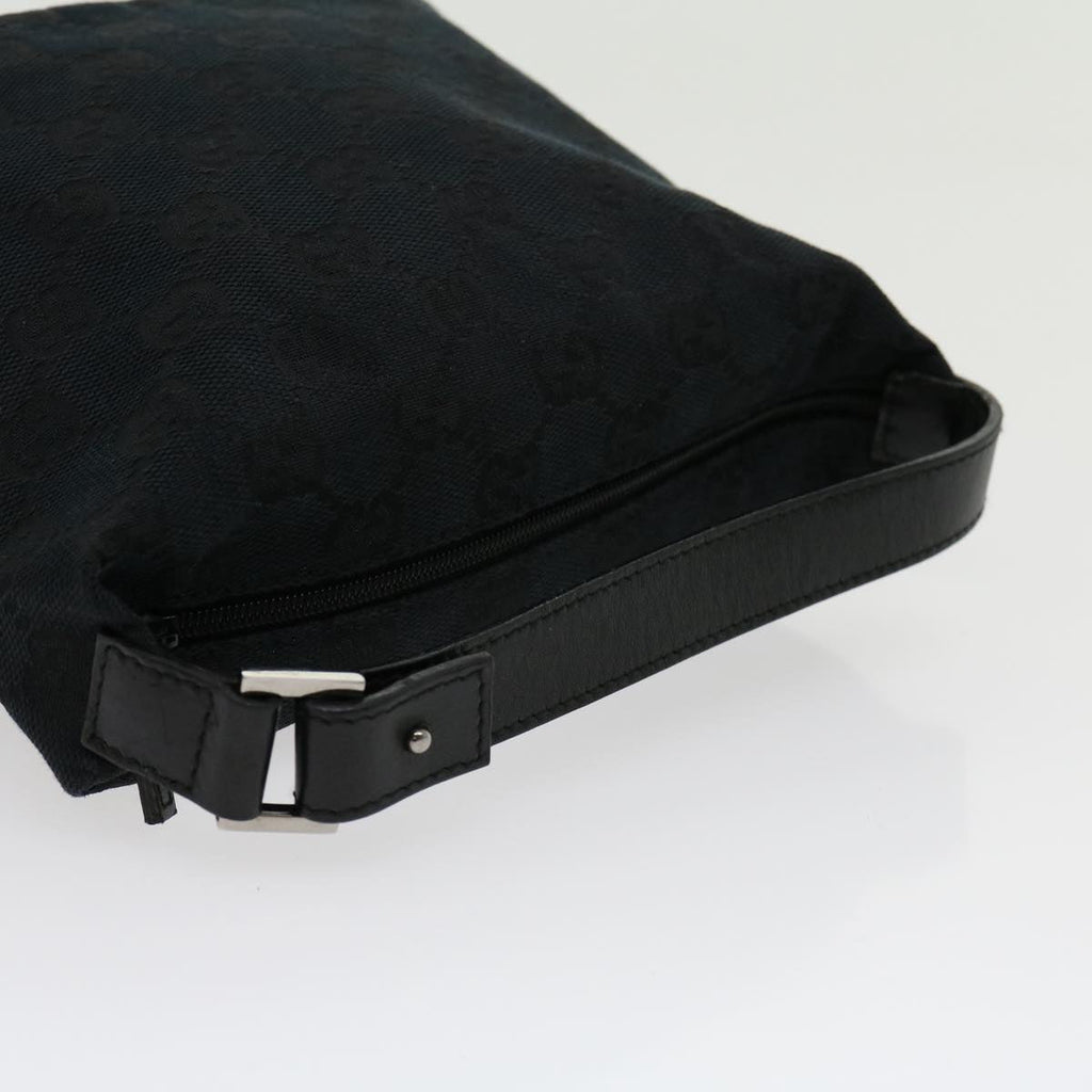 GUCCI GG Canvas Hand Bag Black  am2610g