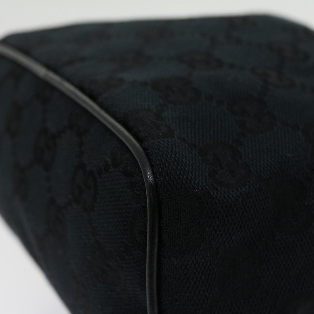 GUCCI GG Canvas Hand Bag Black  am2610g