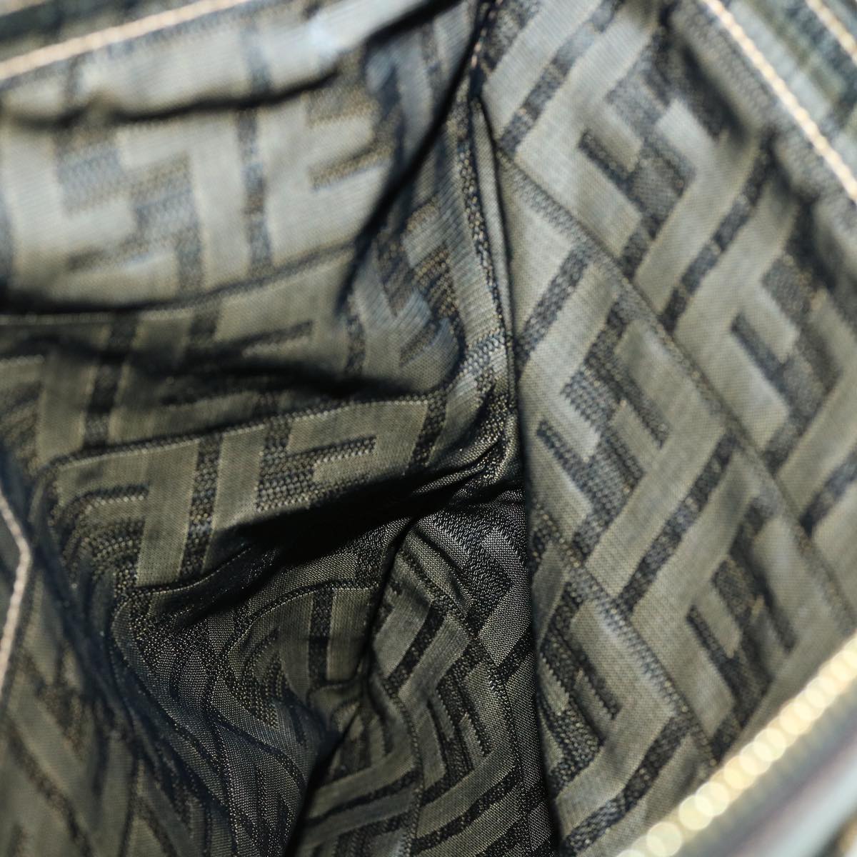 FENDI Zucca Canvas Clutch Bag Brown  am2779g