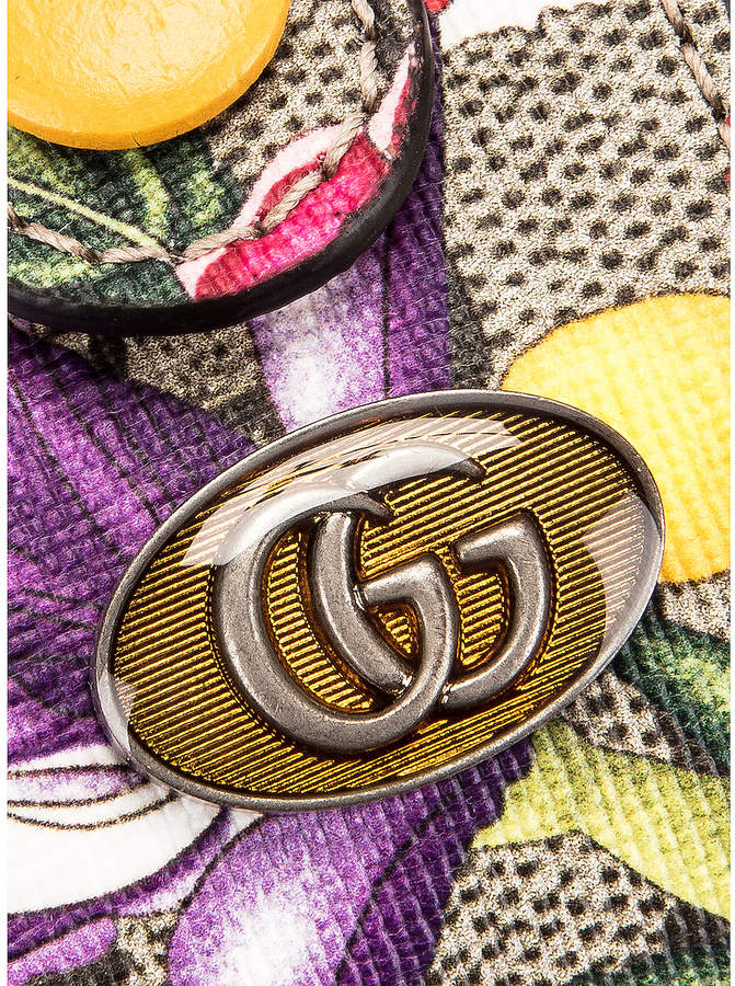 GG Supreme Monogram Flora Ophidia Airpod Case Beige