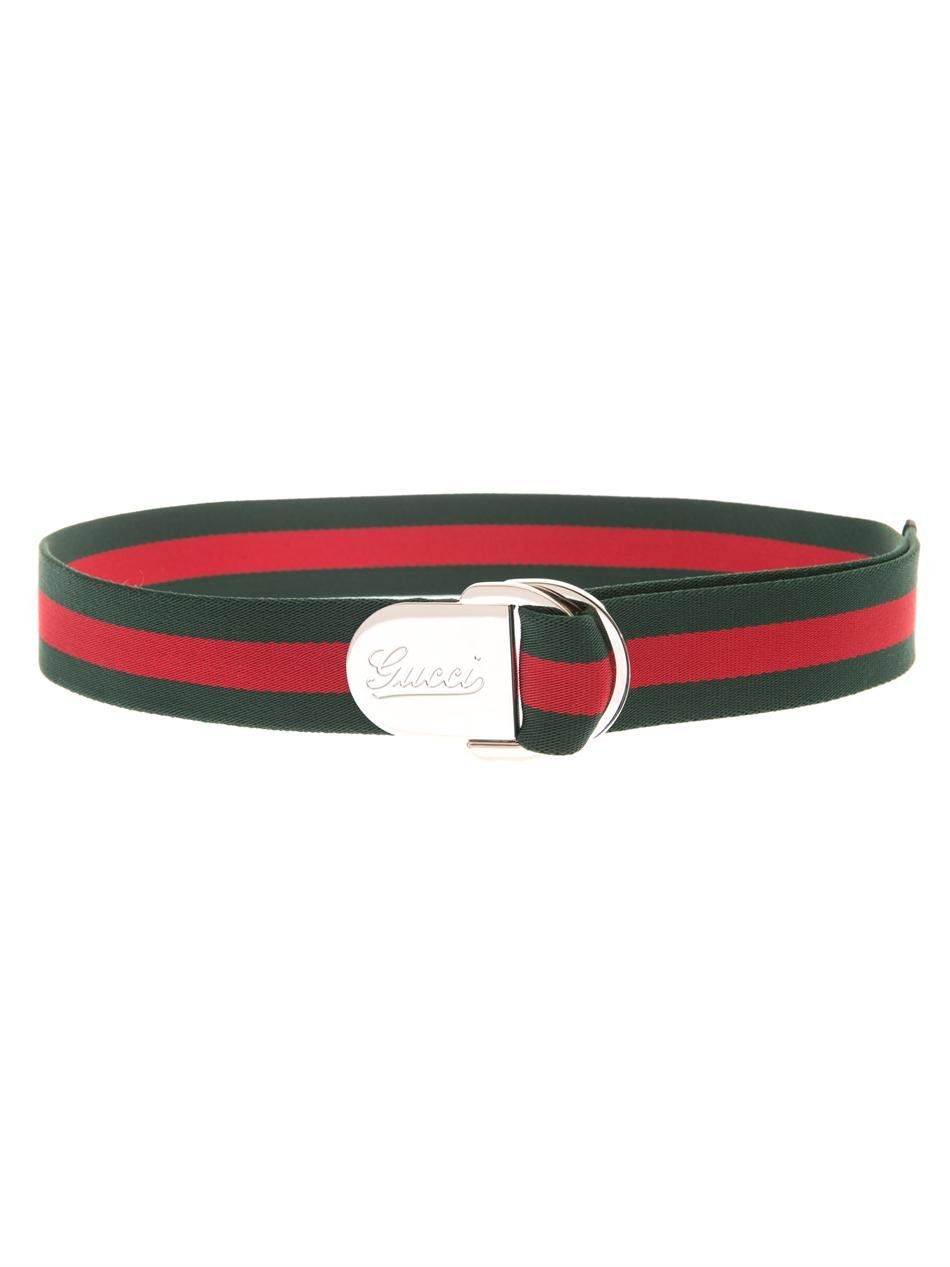 Gucci Logo Web Canvas Belt