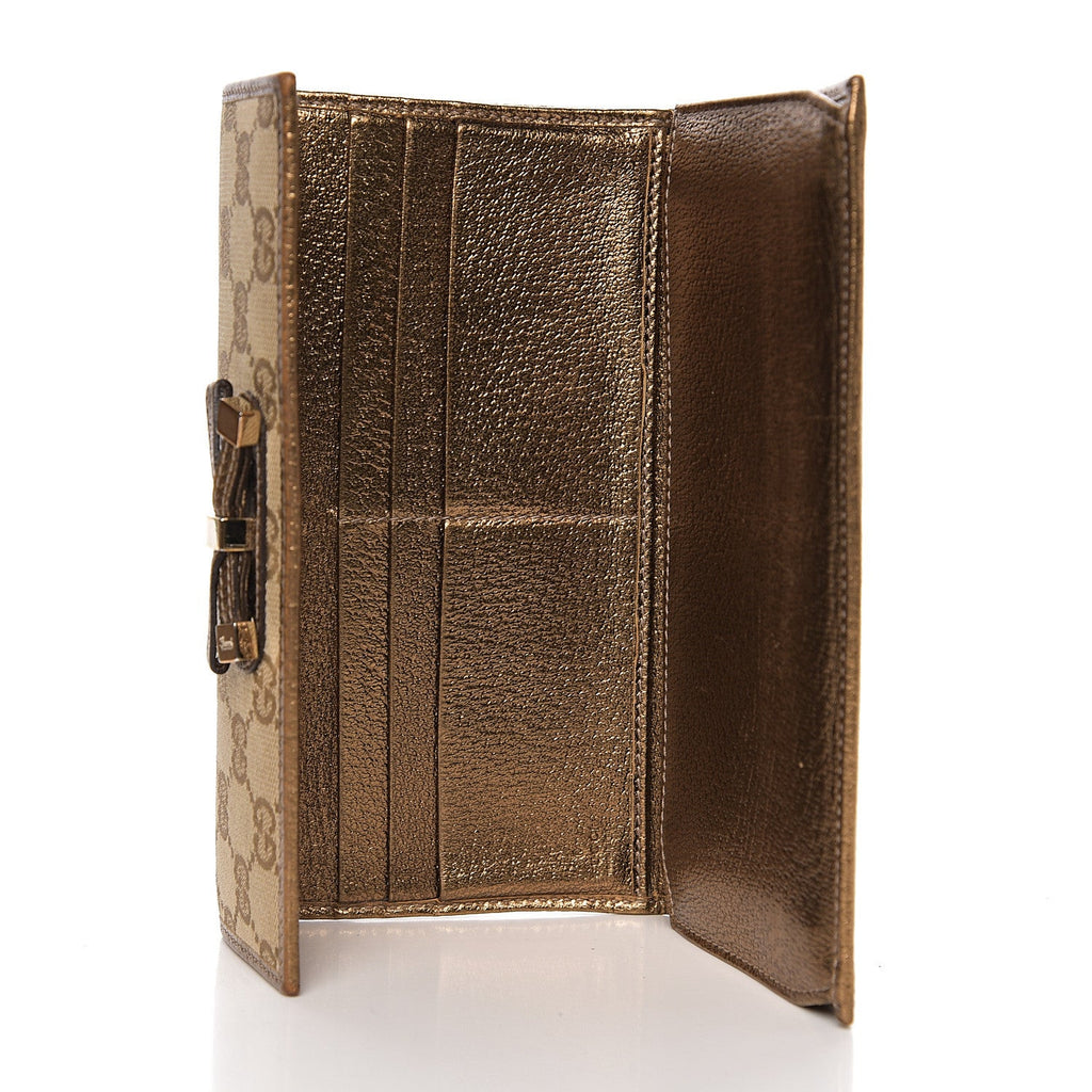 GUCCI MONOGRAM PRINCY CONTINENTAL WALLET