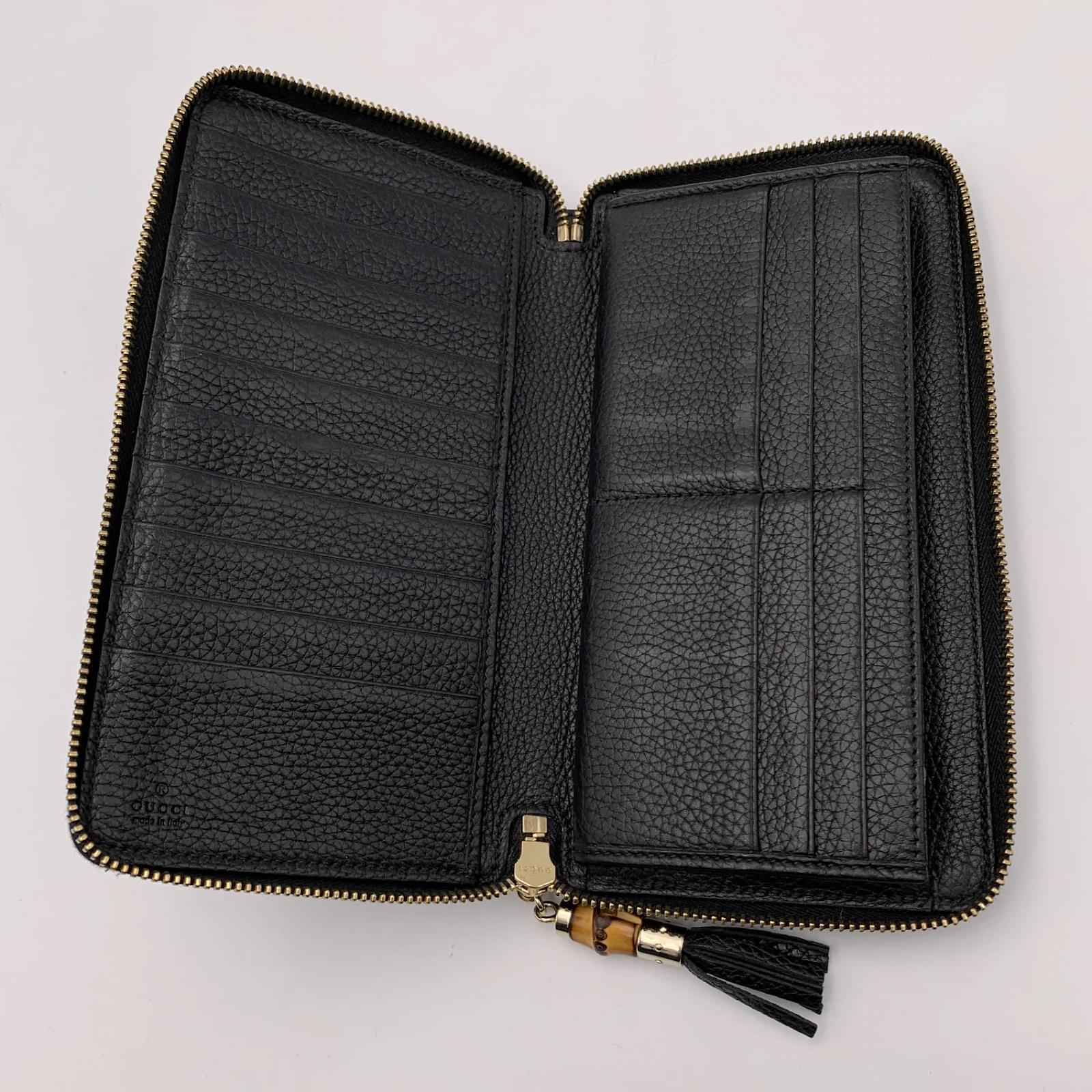GUCCI WALLET WITH BAMBOO TASSEL