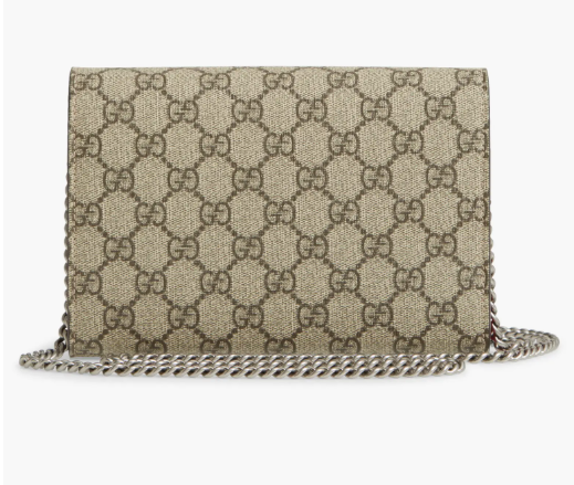 GUCCI GG SUPREME MEDIUM DIONYSUS CHAIN WALLET