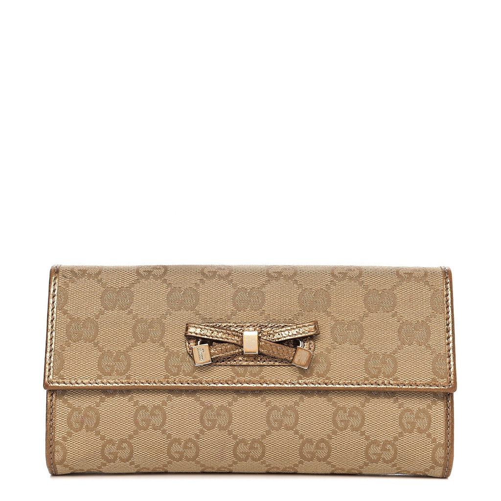GUCCI MONOGRAM PRINCY CONTINENTAL WALLET