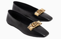 GUCCI INTERLOCKING G LEATHER BALLERINA SHOES