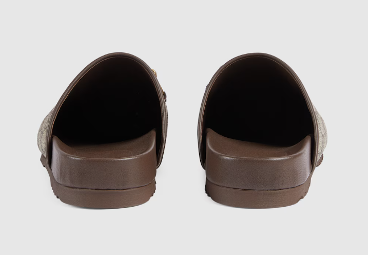 GUCCI GG SUPREME HORSEBIT SLIPPERS