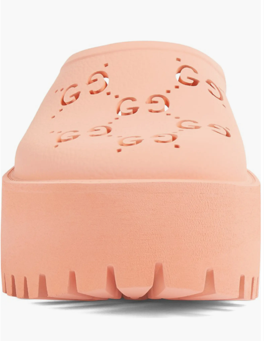 GUCCI ELEA GG LOGO PLATFORM CLOGS