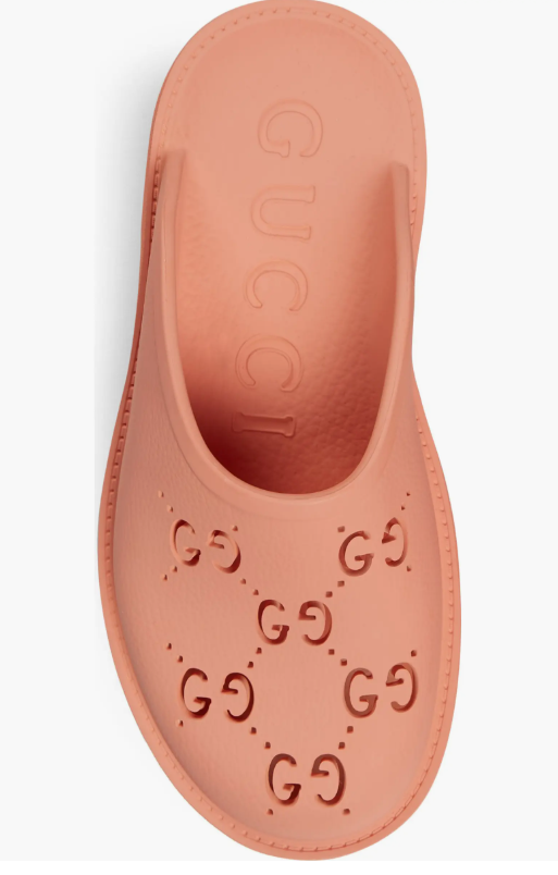 GUCCI ELEA GG LOGO PLATFORM CLOGS