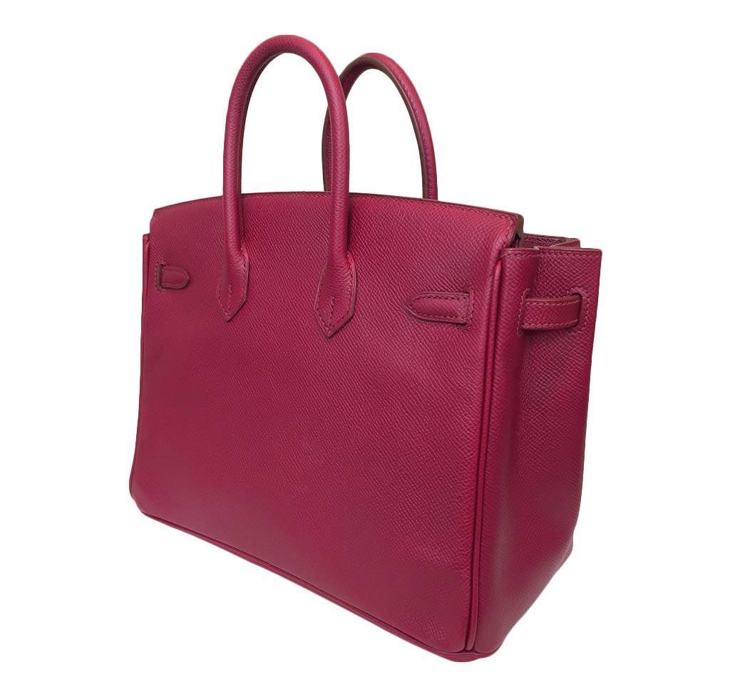 Hermès Birkin 25 Rouge Vif Bag Epsom