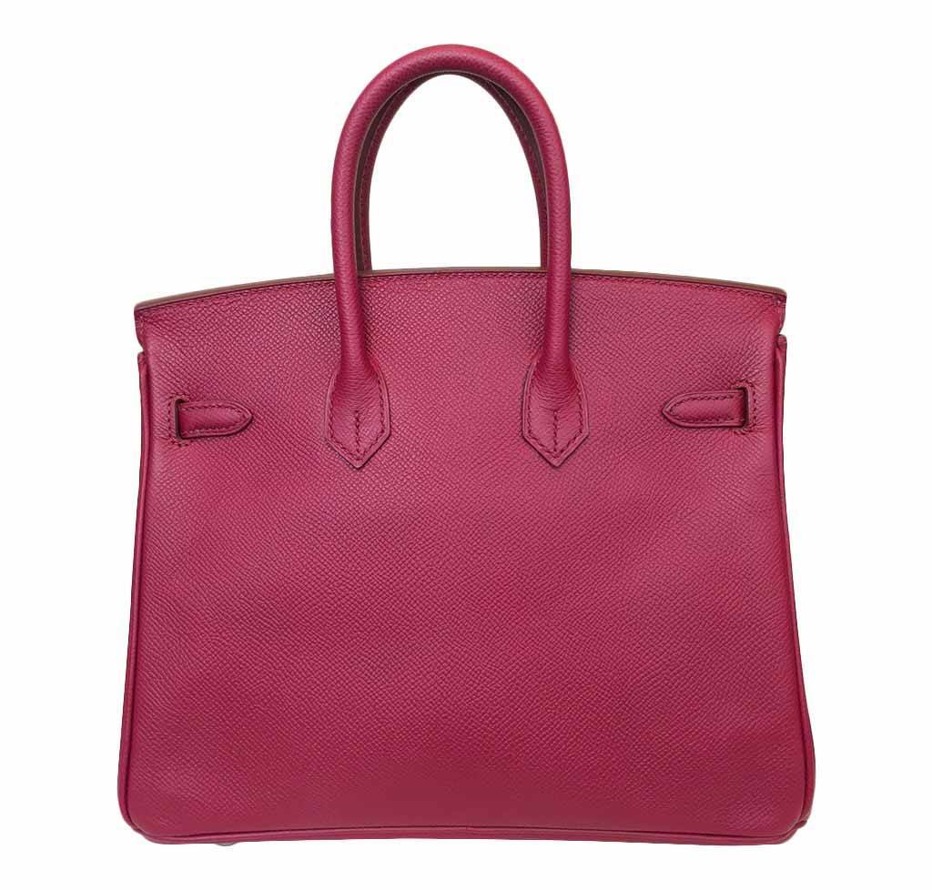 Hermès Birkin 25 Rouge Vif Bag Epsom