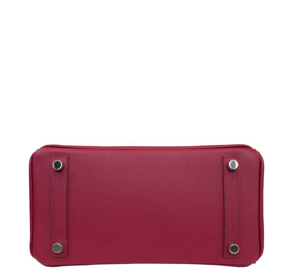 Hermès Birkin 25 Rouge Vif Bag Epsom