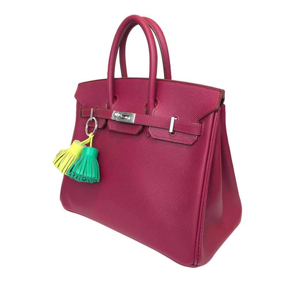 Hermès Birkin 25 Rouge Vif Bag Epsom