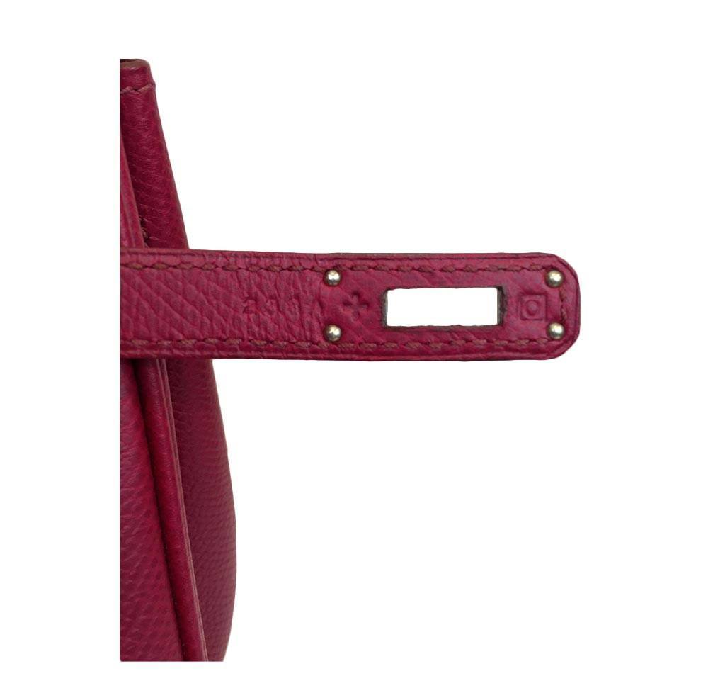 Hermès Birkin 25 Rouge Vif Bag Epsom
