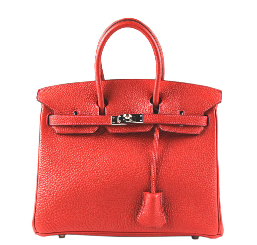 Hermès Birkin 25 Bag Vermillion Palladium