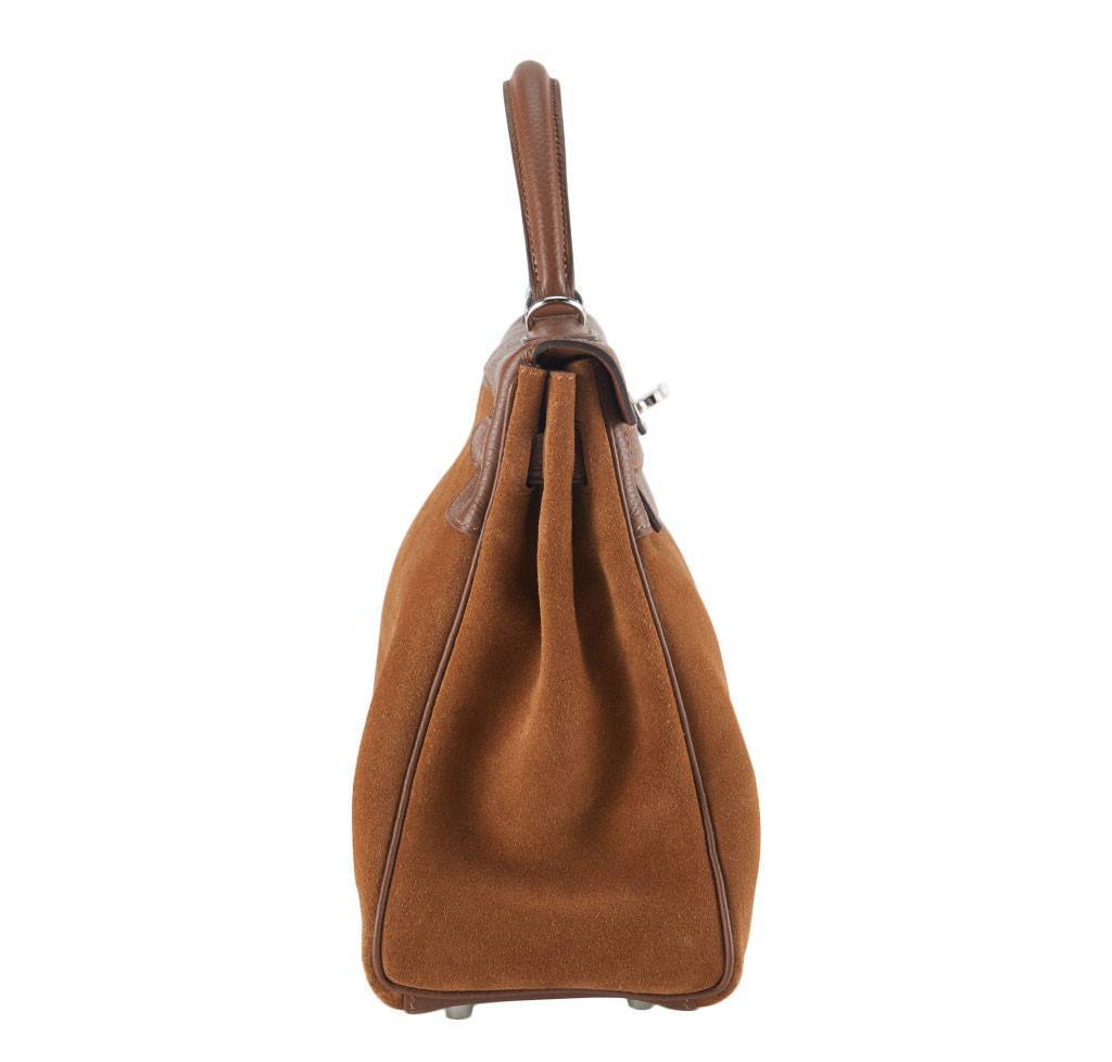 Hermès Kelly 32 Fauve Grizzly Bag - Limited Edition