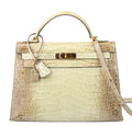 Hermès Natura Vert Celadon Kelly 32 Bag