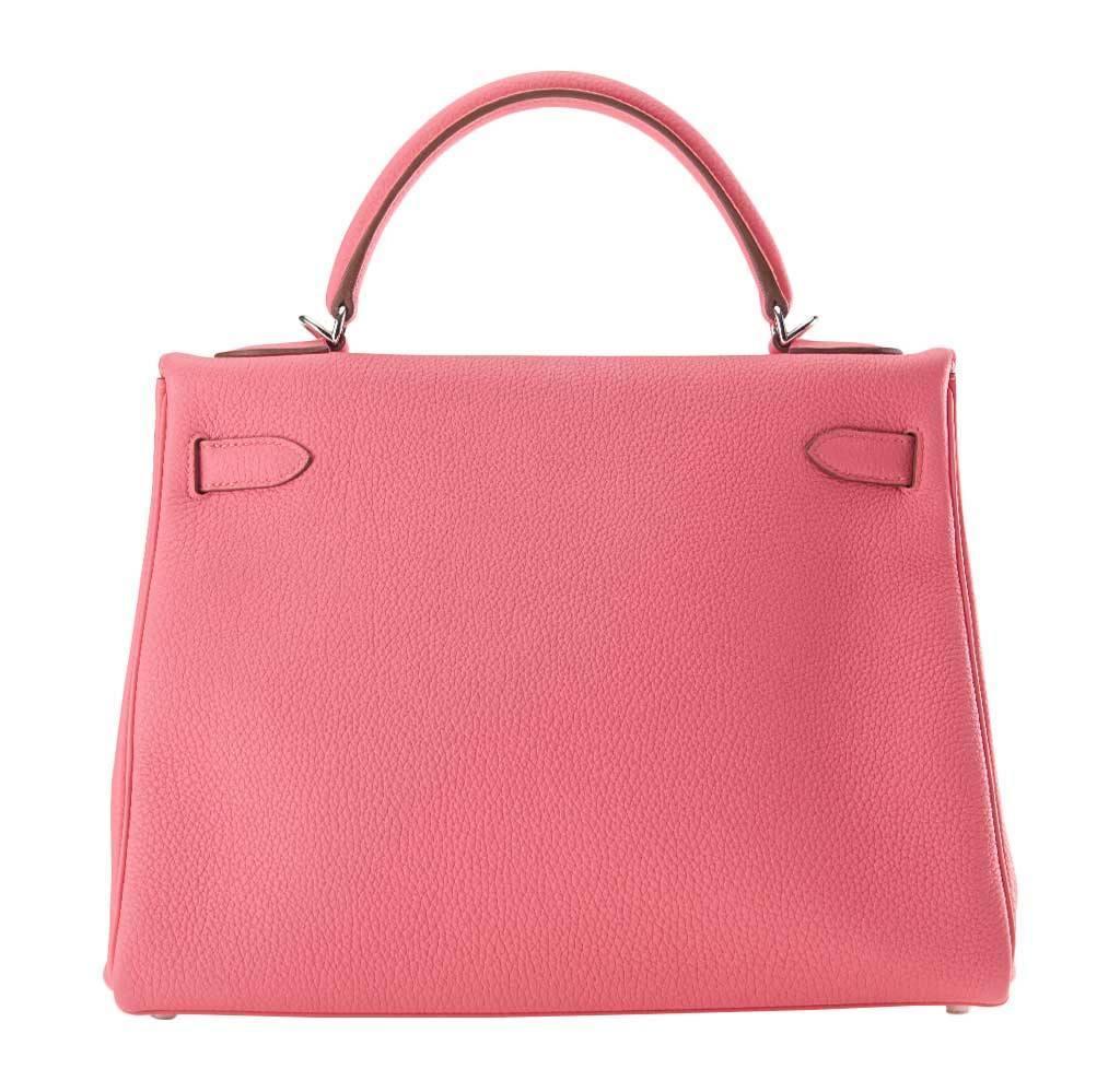 Hermès Kelly 32 Rose Lipstick Togo Bag