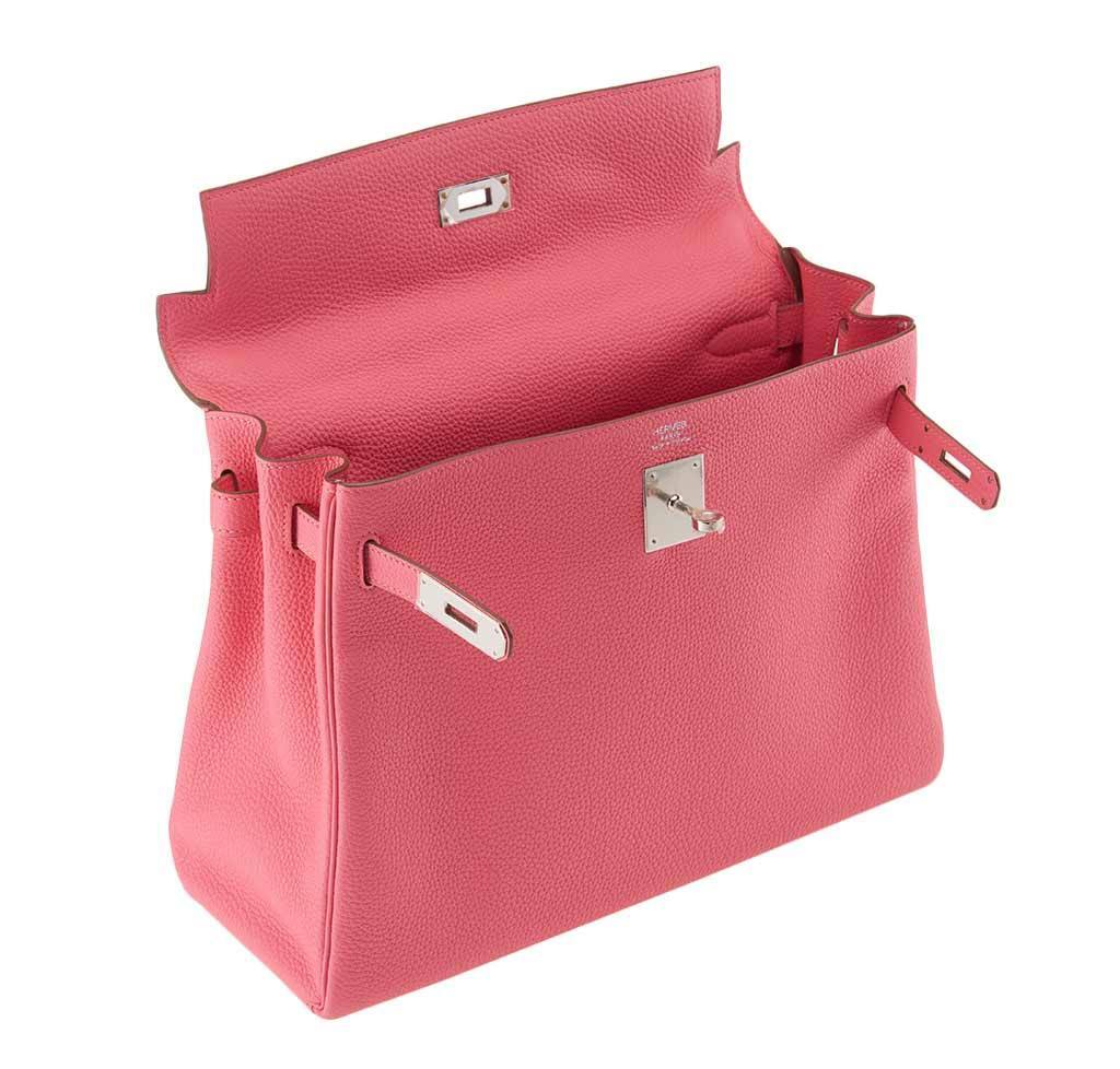 Hermès Kelly 32 Rose Lipstick Togo Bag