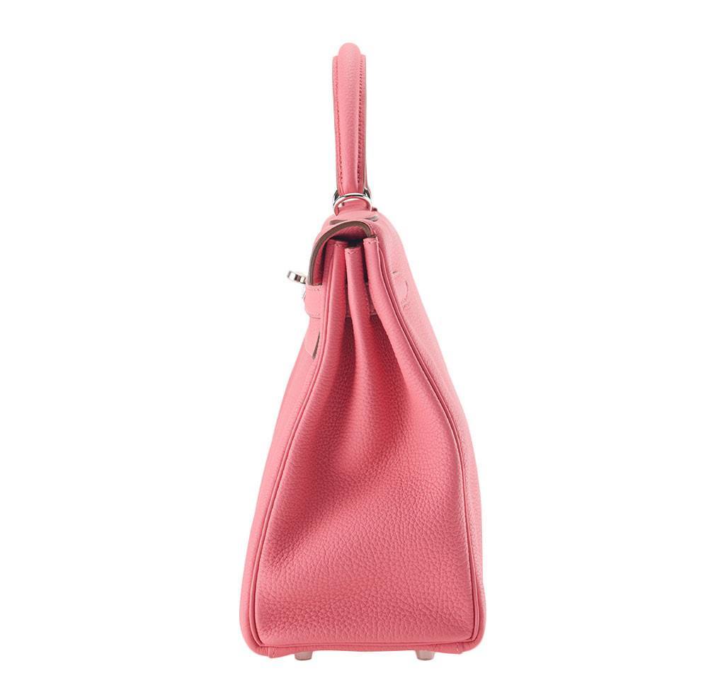 Hermès Kelly 32 Rose Lipstick Togo Bag