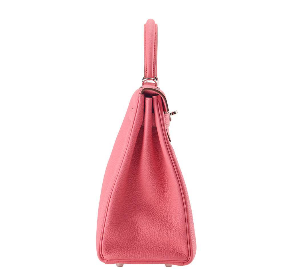 Hermès Kelly 32 Rose Lipstick Togo Bag