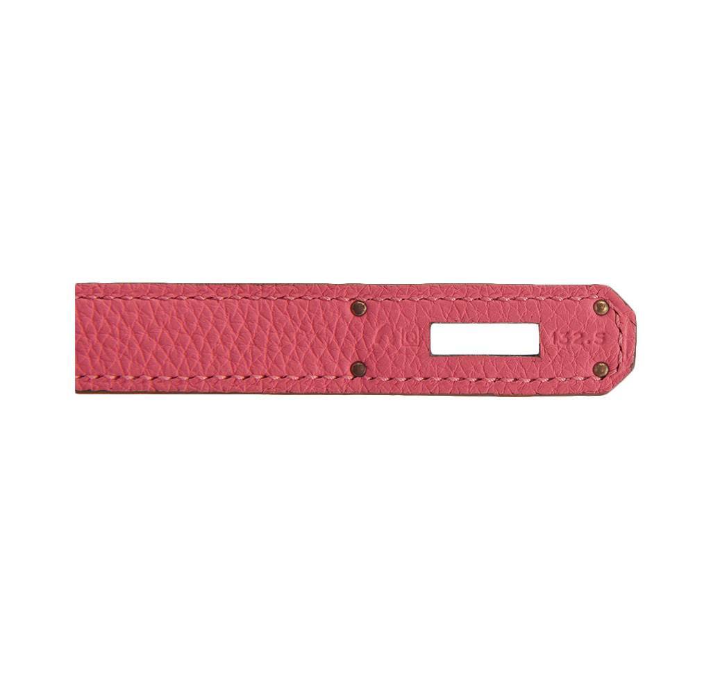 Hermès Kelly 32 Rose Lipstick Togo Bag