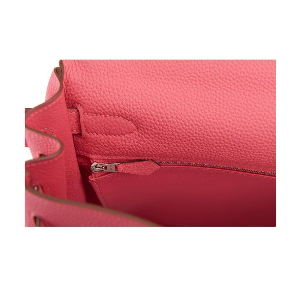 Hermès Kelly 32 Rose Lipstick Togo Bag