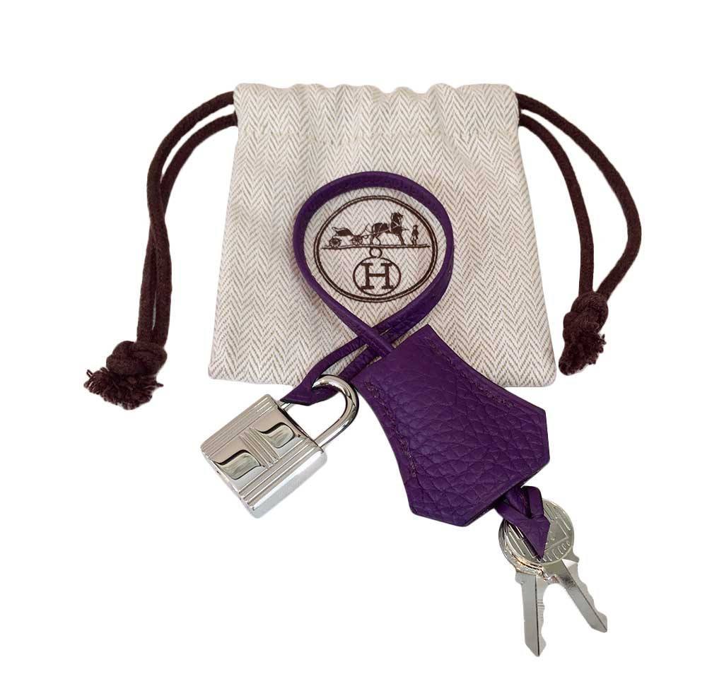Hermès Kelly 35 Ultraviolet Bag PHW