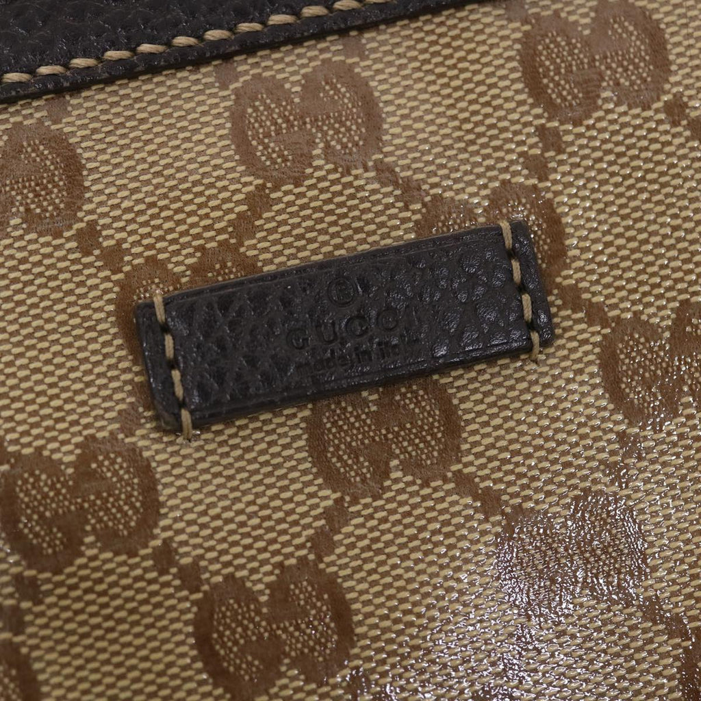 GUCCI GG Crystal Canvas Web Sherry Line Shoulder Bag Beige 293599  hk775