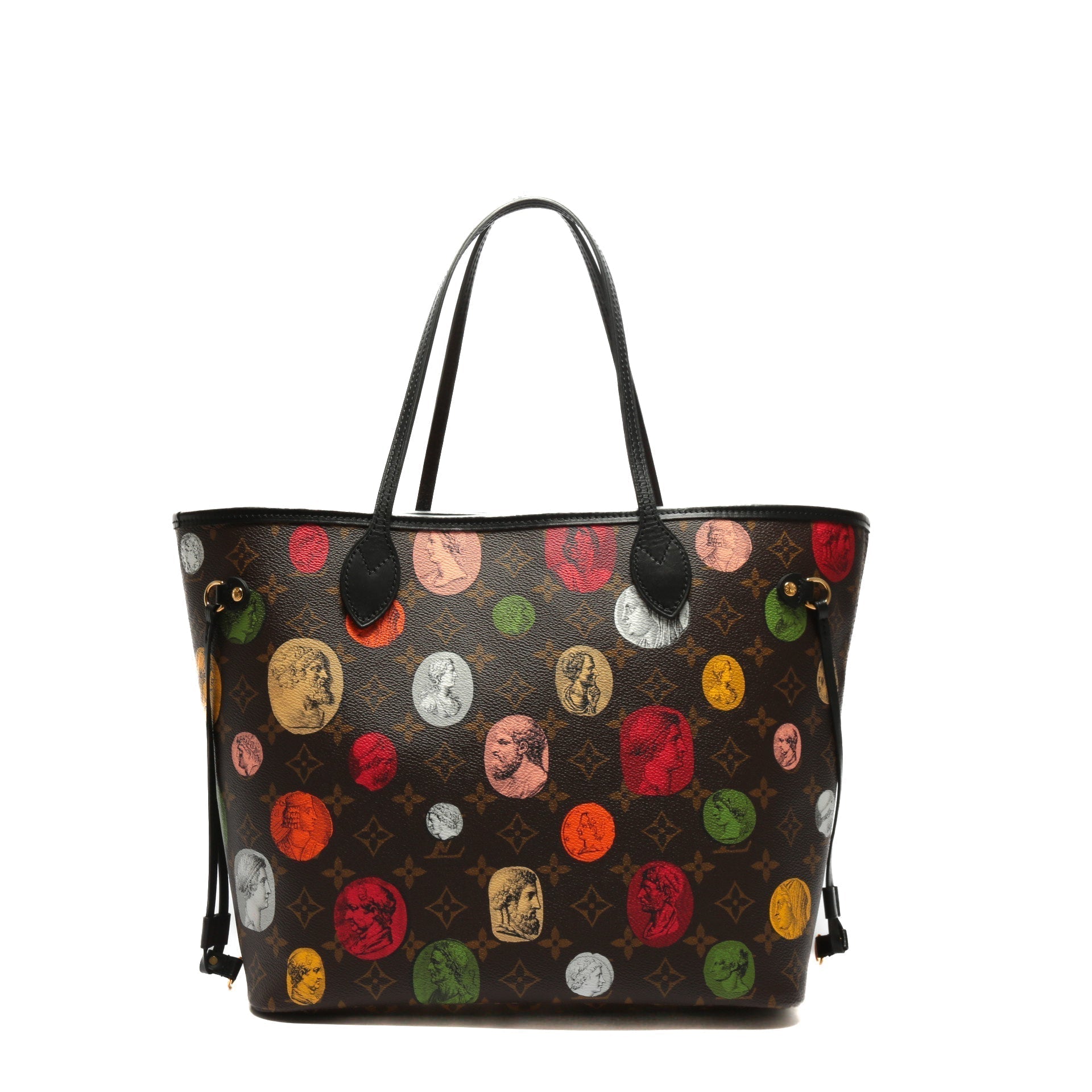 LOUIS VUITTON Neverfull MM Fornasetti Monogram Cameo -No Pouch
